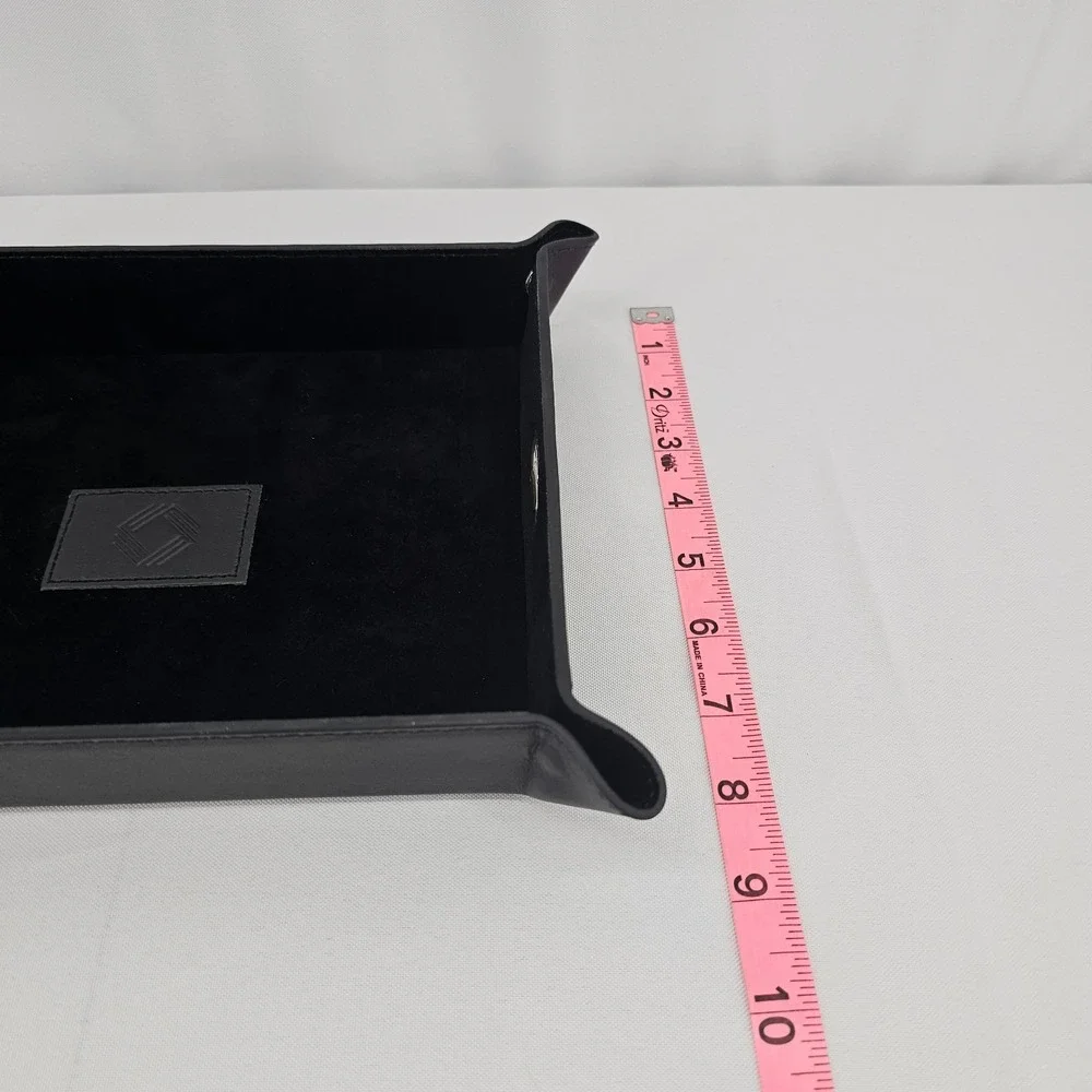 Knot Standard - Leather Vallet Catch All Black Lays Flat For Travel New In Box
